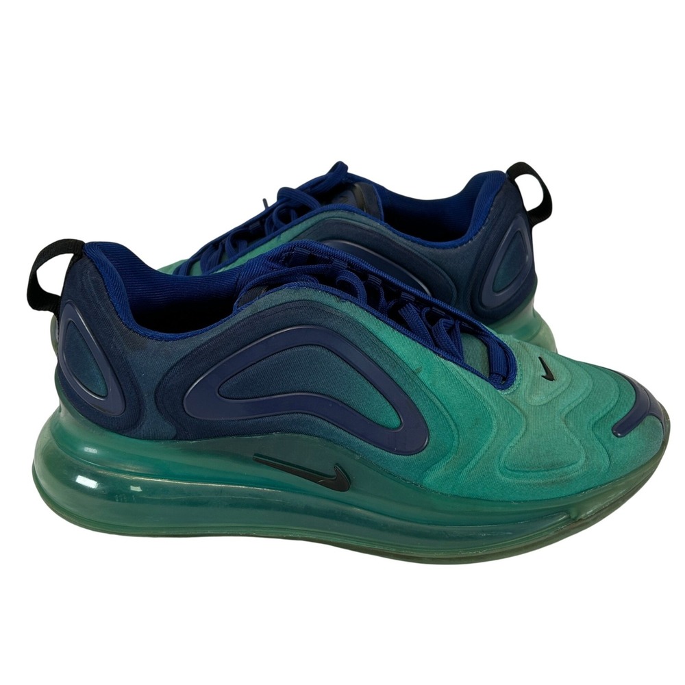 Nike Air Max 720 Mens Deep Royal Blue Hyper Jade Running Shoes Size 6Y‎